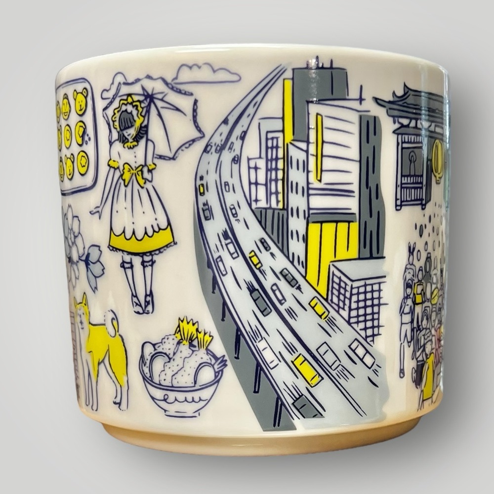 Starbucks Coffee TOKYO Been There Series 14oz Blue Mug Japan Coffee New - Picture 9 of 14